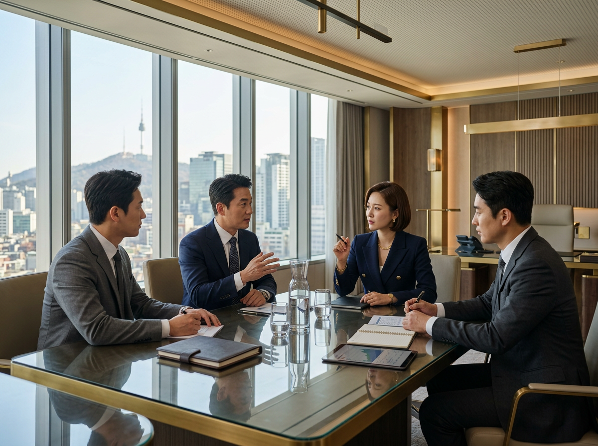 Xaluvefozum 임원진 회의